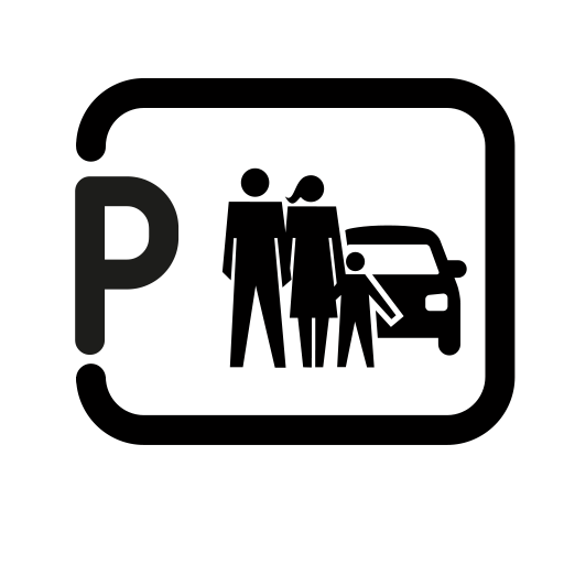 Familien Parkplätze